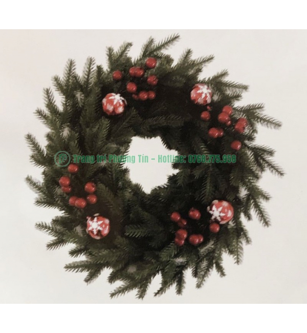 Vòng hoa trang trí Giáng Sinh