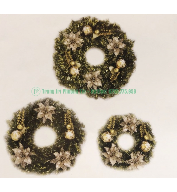 Vòng hoa trang trí Giáng Sinh