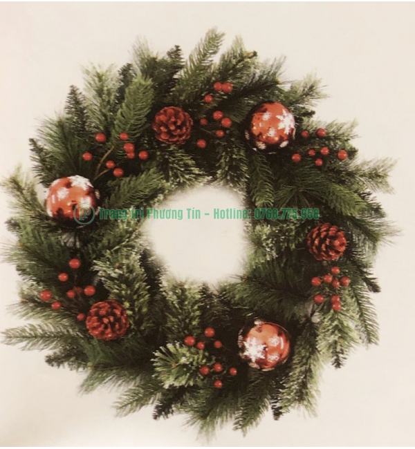 Vòng hoa trang trí Giáng Sinh