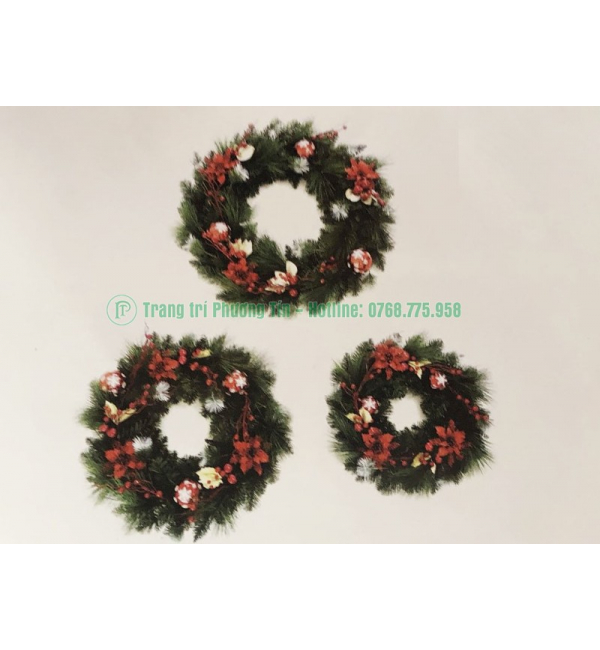 Vòng hoa trang trí Giáng Sinh