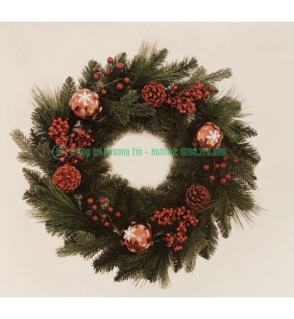 Vòng hoa trang trí Giáng Sinh