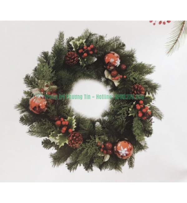 Vòng hoa trang trí Giáng Sinh