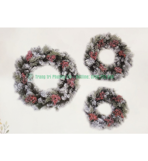 Vòng hoa trang trí Giáng Sinh