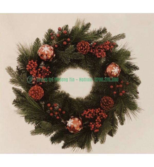 Vòng hoa trang trí Giáng Sinh