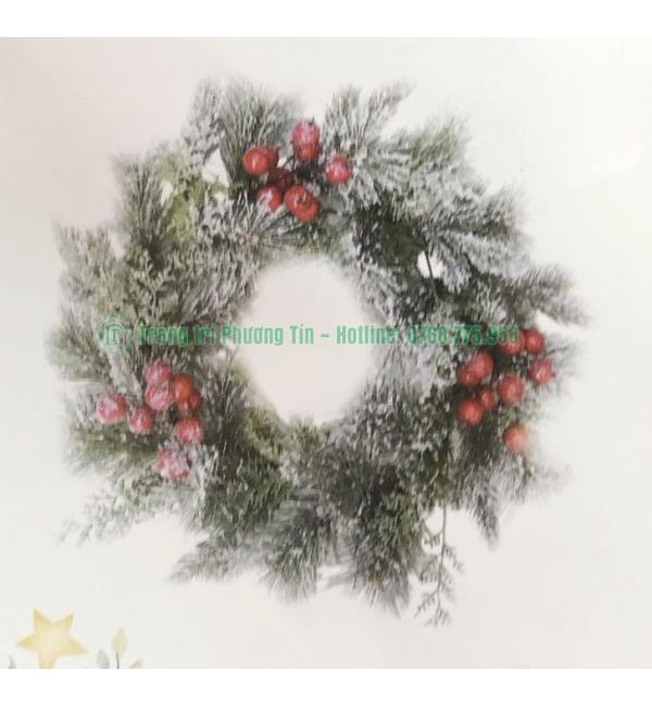 Vòng hoa trang trí Giáng Sinh