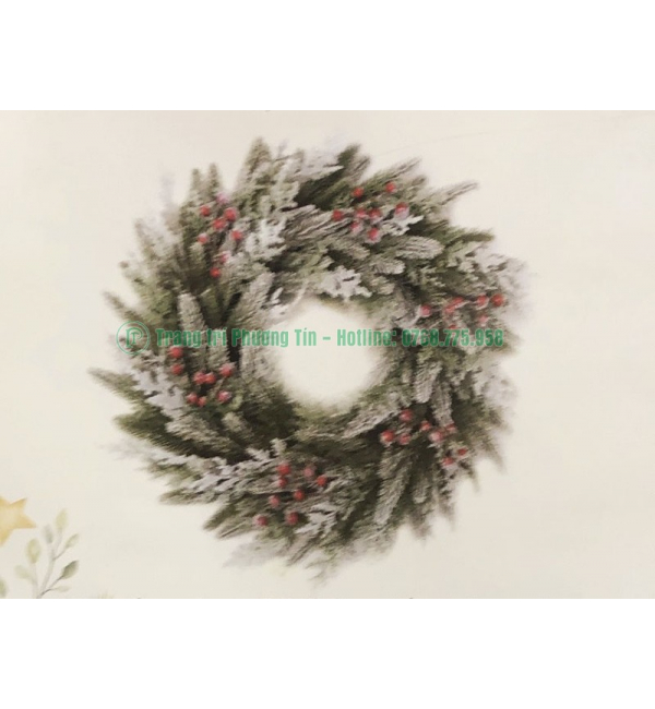 Vòng hoa trang trí Giáng Sinh