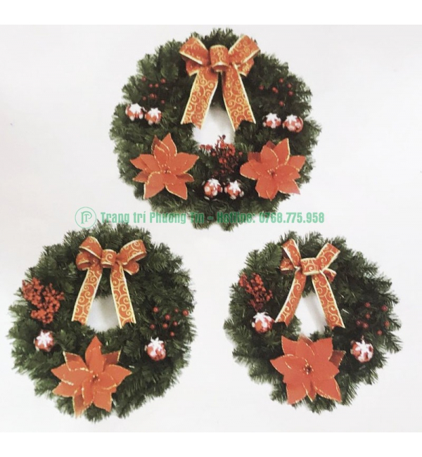 Vòng hoa trang trí Giáng Sinh