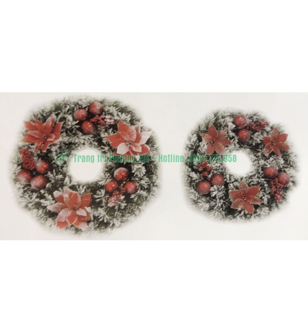 Vòng hoa trang trí Giáng Sinh