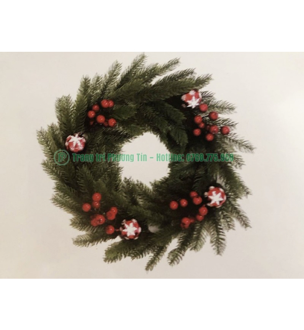 Vòng hoa trang trí Giáng Sinh