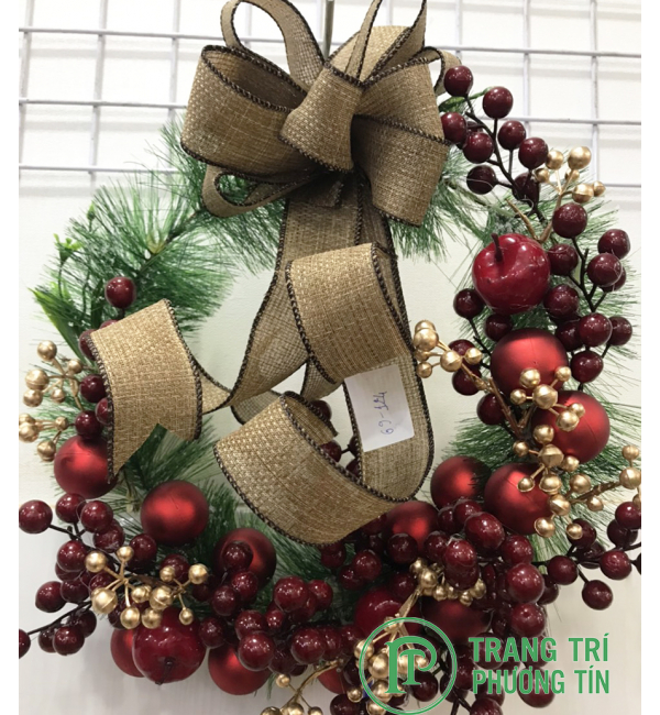 Vòng nguyệt quế nơ quả châu