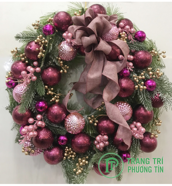 Vòng nguyệt quế nơ ngọc châu to