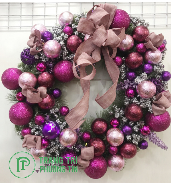 Vòng nguyệt quế nhiều quả châu hồng