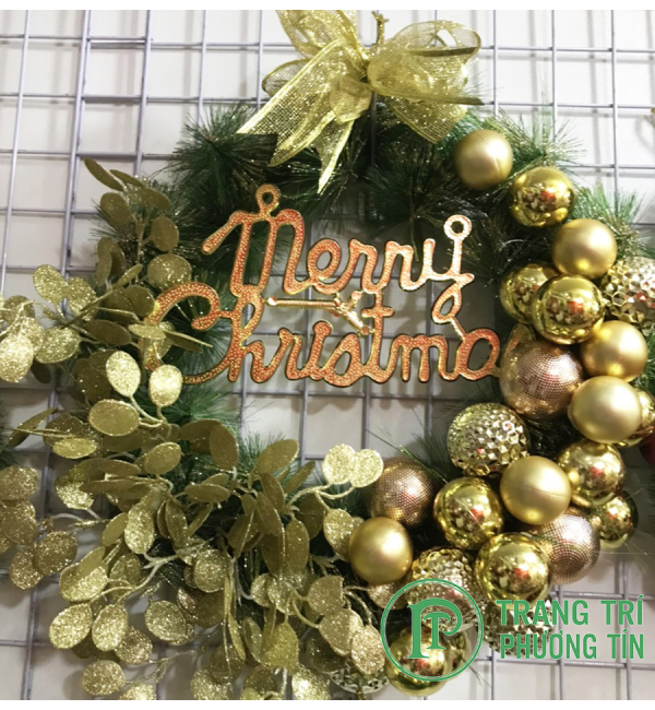 Vòng nguyệt quế quả châu lá vàng