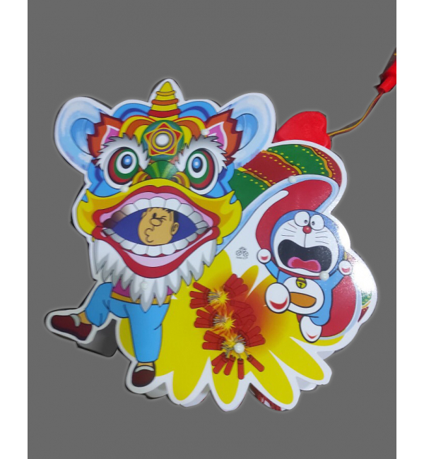 Lồng đèn trung thu Lân và Đôrêmon