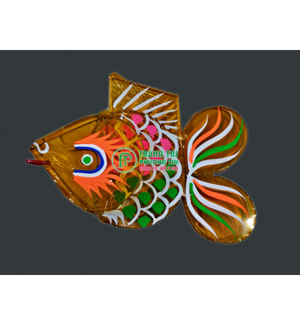 Lồng đèn giấy kiếng hình cá bơi