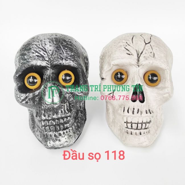 Đầu sọ trắng đen