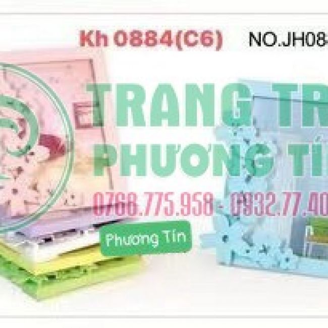 Khung mini nhựa cứng hoa nhỏ