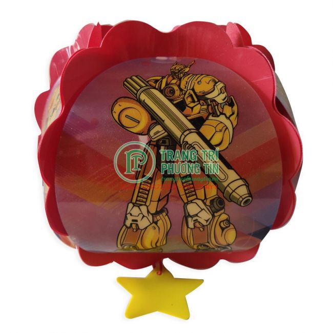 Lồng đèn trung thu nhựa tròn Siêu nhân