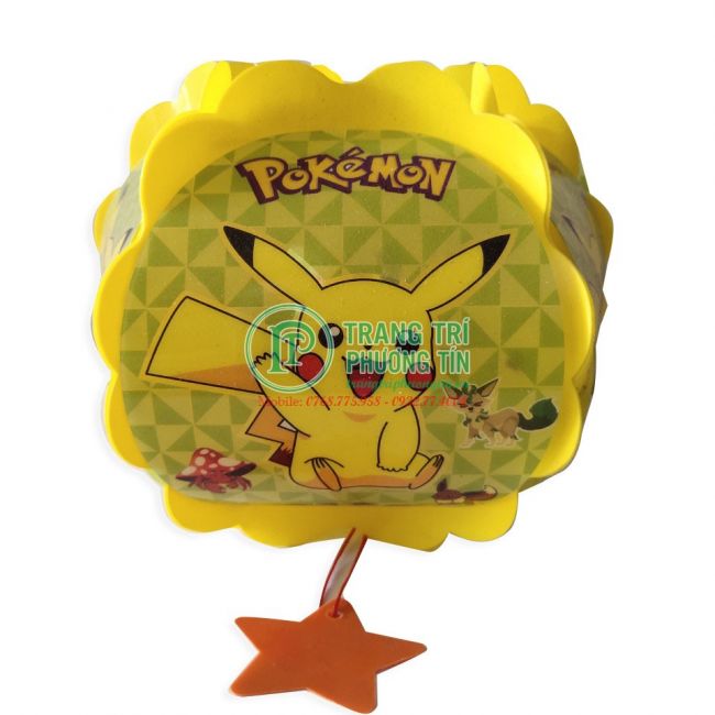 Lồng đèn trung thu nhựa tròn Pokemon