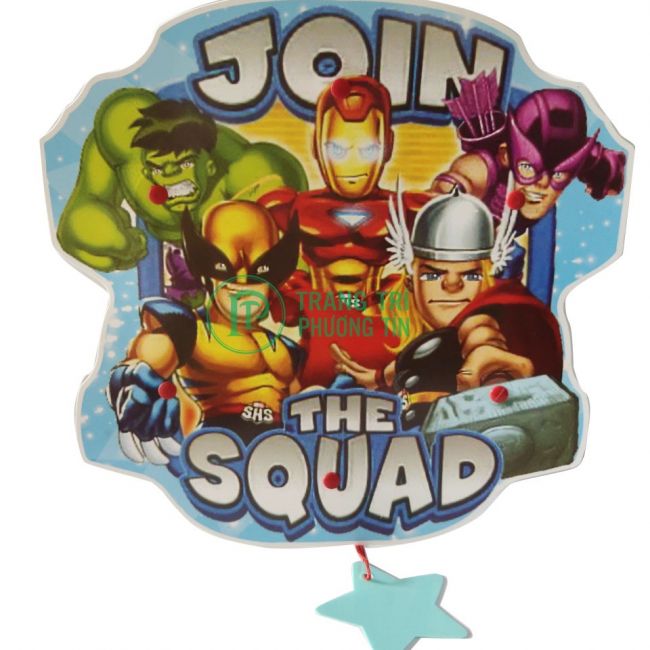 Lồng đèn trung thu bằng nhựa Squad