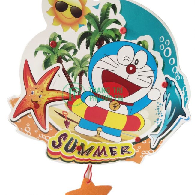Lồng đèn trung thu bằng nhựa Đôrêmon Summer