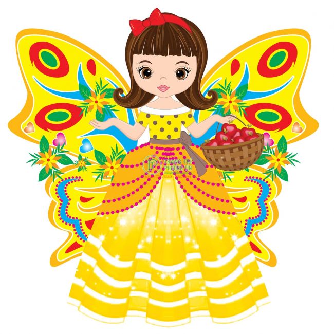 Lồng đèn trung thu nàng bướm