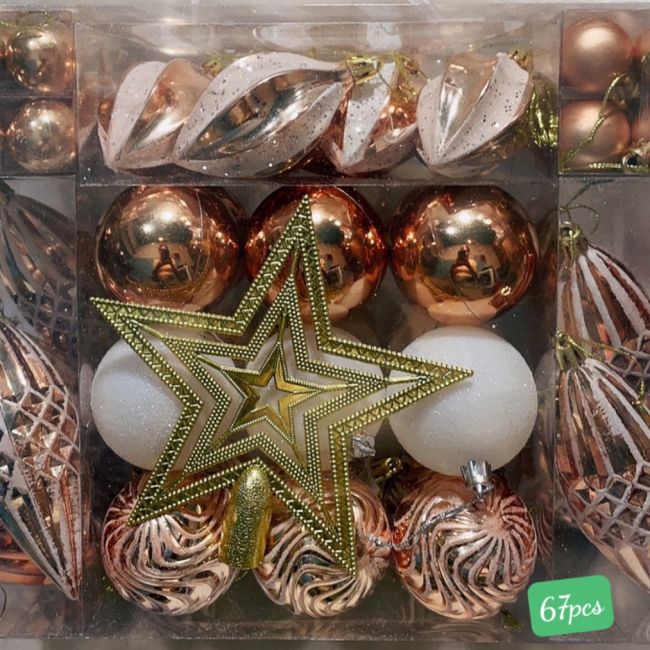 Set hộp đựng ngọc châu ngôi sao 67 cái