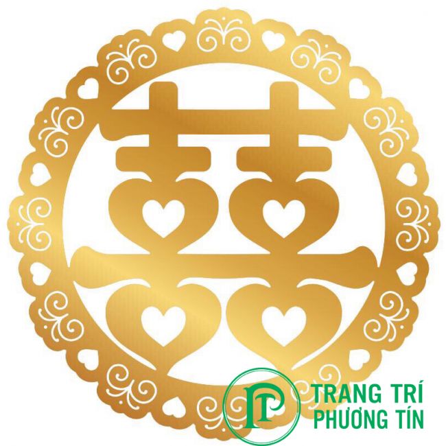 chữ Song Hỷ hoa văn