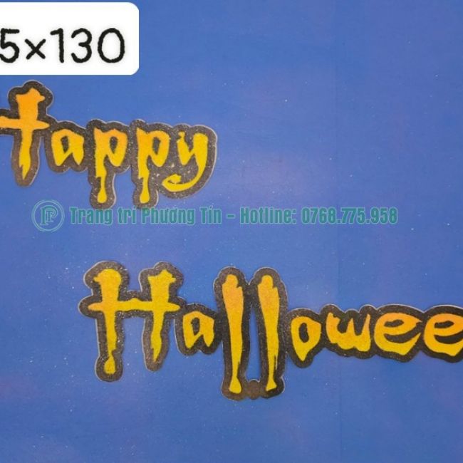 Chữ dán Happy Halloween