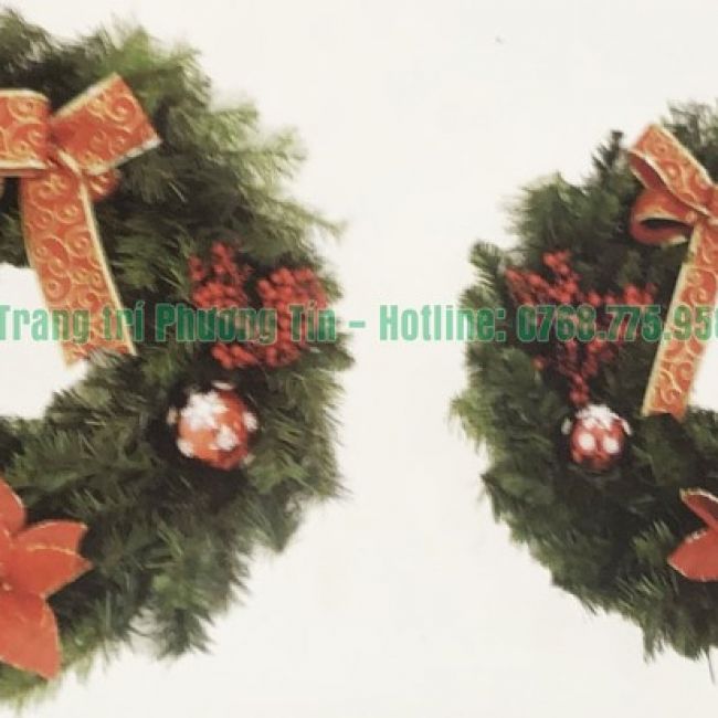 Vòng hoa trang trí Giáng Sinh