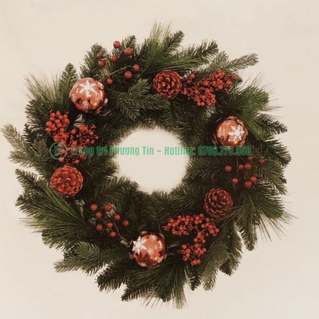 Vòng hoa trang trí Giáng Sinh
