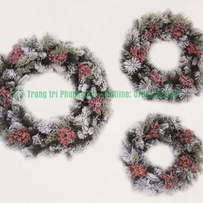 Vòng hoa trang trí Giáng Sinh