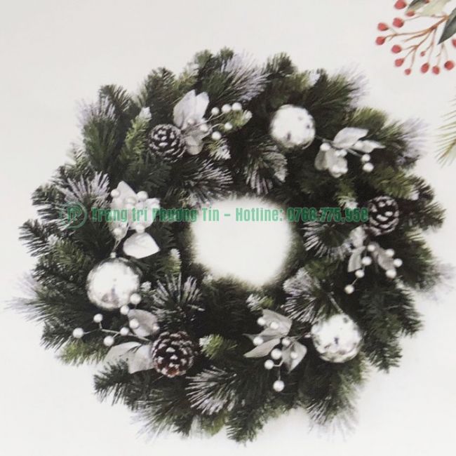 Vòng hoa trang trí Giáng Sinh