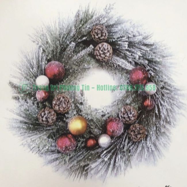 Vòng hoa trang trí Giáng Sinh