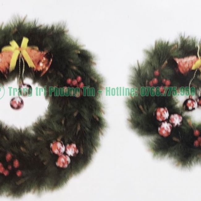 Vòng hoa trang trí Giáng Sinh