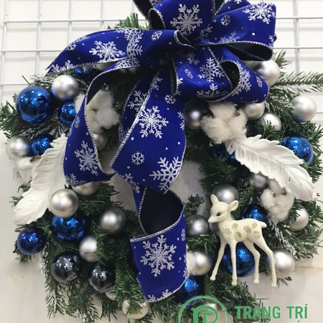 Vòng nguyệt quế nơ xanh