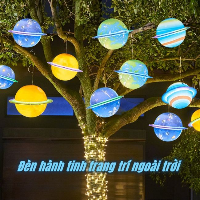 Đèn hành tinh trang trí ngoài trời