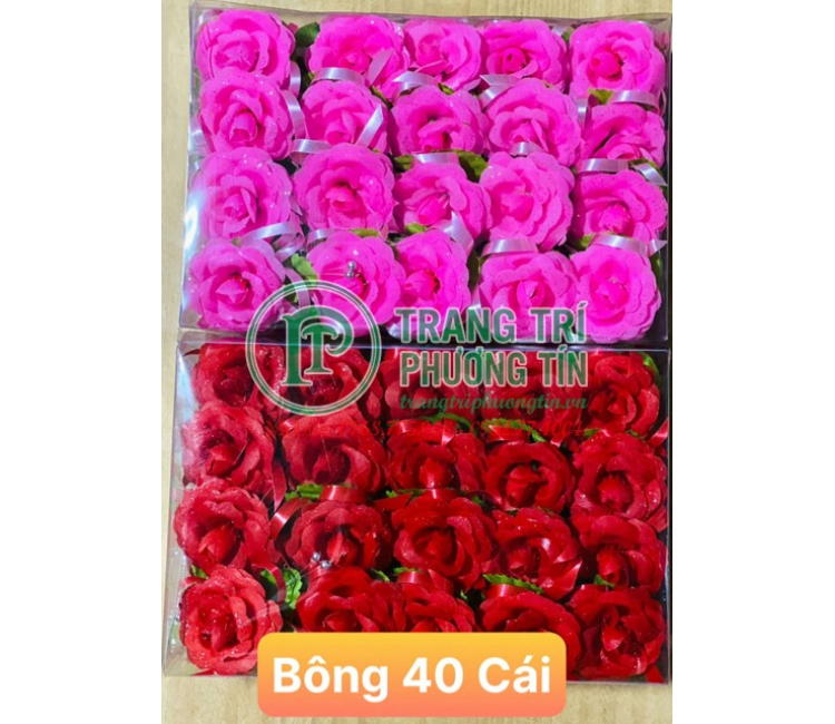 Bông voan bộ 40 cái