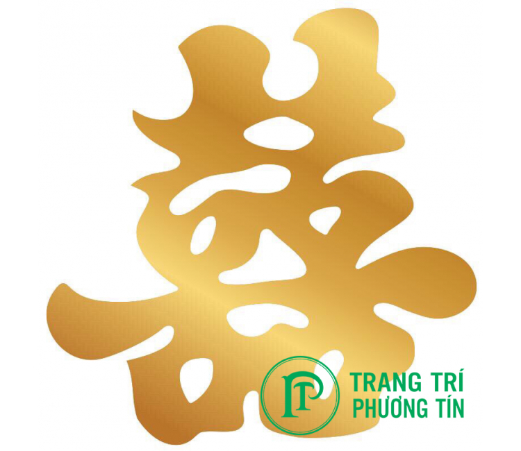 chữ Song Hỷ đại cát