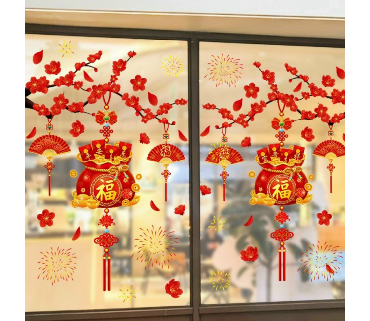 Decan dán tường năm mới