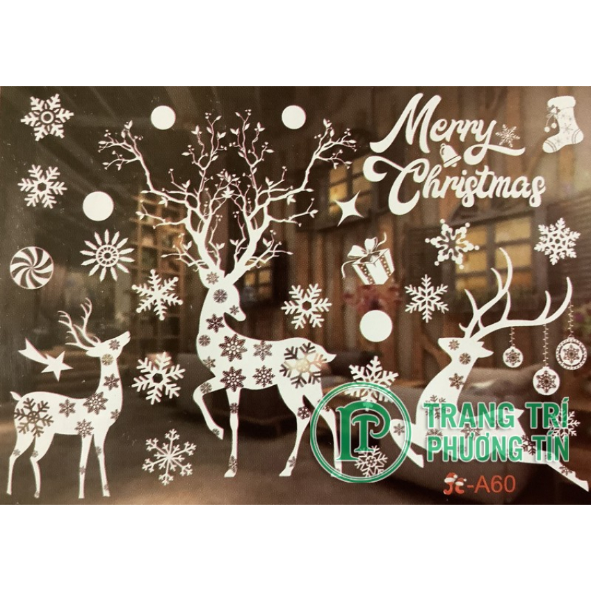 Đàn tuần lộc và hoa tuyết