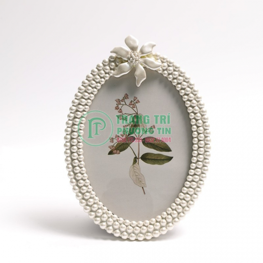 Khung ova sang trọng hoa phía trên