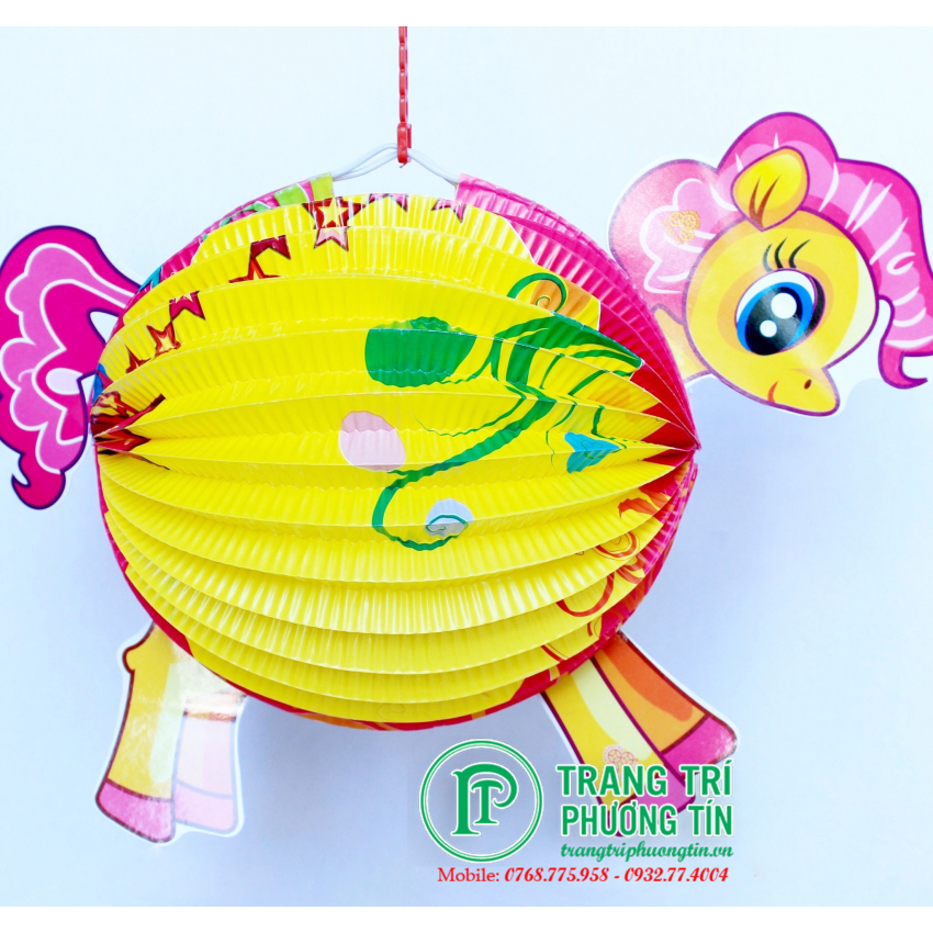 Lồng đèn giấy xếp Pony