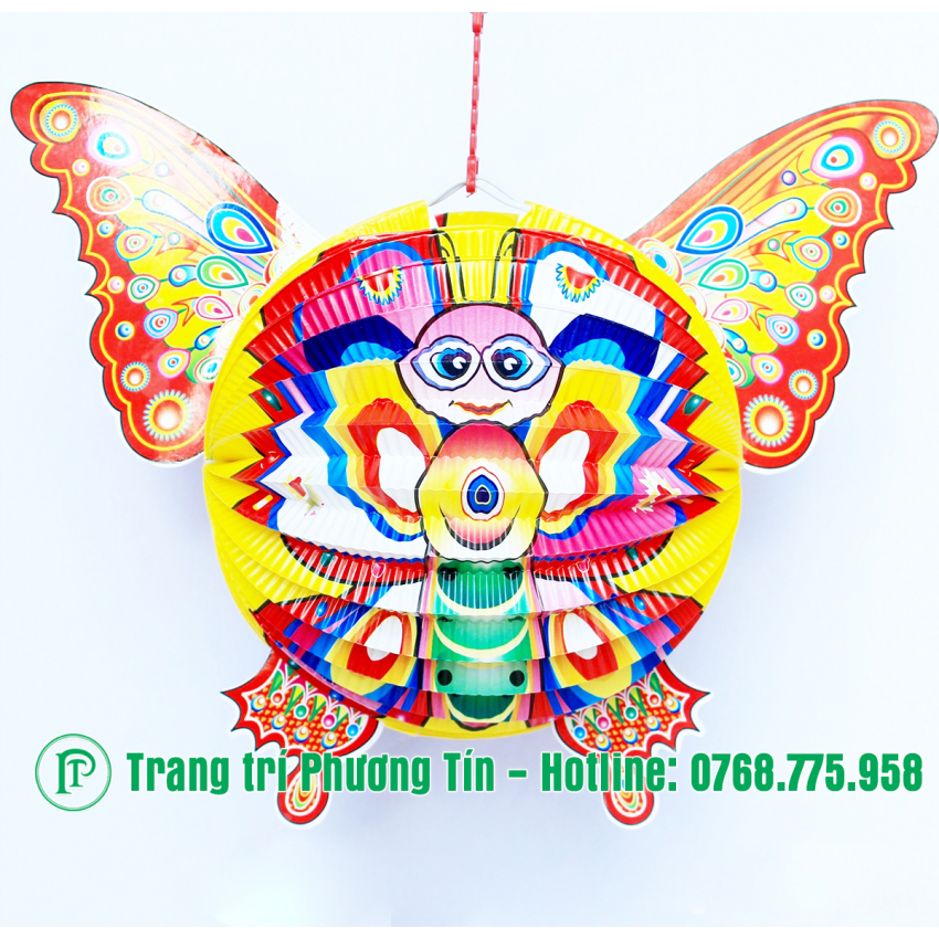 Lồng đèn trung thu giấy xếp con bướm