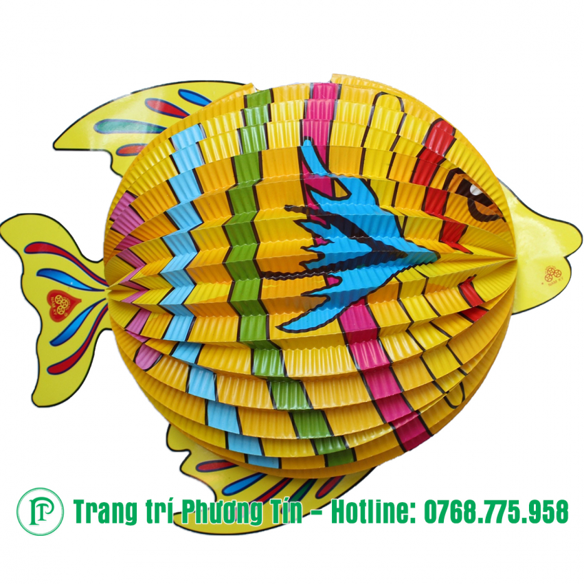 Lồng đèn trung thu giấy xếp cá chép