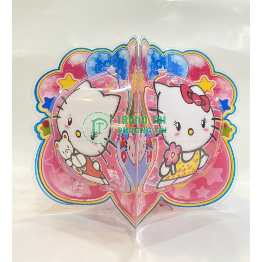 Lồng đèn nhựa kiếng Hello Kitty
