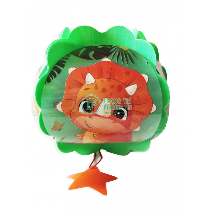 Lồng đèn trung thu nhựa tròn tê giác