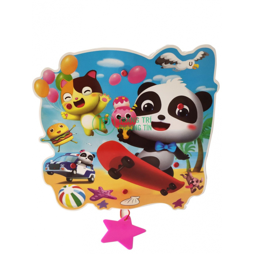 Lồng đèn trung thu bằng nhựa Panda