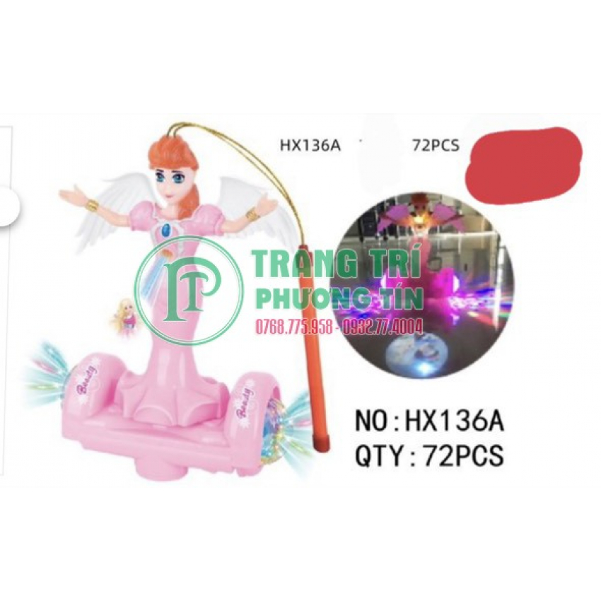 Lồng đèn pin nhạc chuyển động công chúa nhỏ