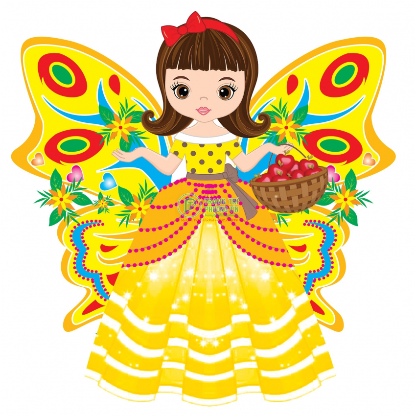 Lồng đèn trung thu nàng bướm